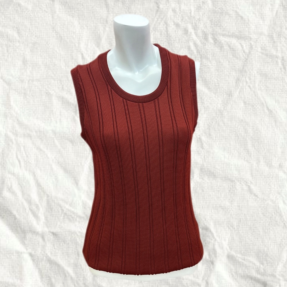 70’s Knit Vest Medium Vintage Preppy Retro